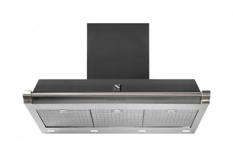 Steel קולט אדים 100 ס"מ סדרת Ascot תוצרת Steel דגם AKL100 גימור שחור פחם